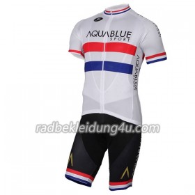 Set Kurzarmtrikot + Trägerhose 2017 Aqua Blue Sport Britischer Meister